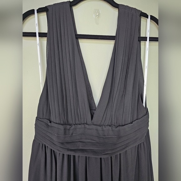 Lulus Women's Heavenly Hues Black Sleeveless Maxi Dress, Size MED - Picture 13 of 15